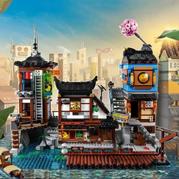 Compatible NINJAGO City Docks 70657 | Modular Dock Set – 3553 PCS